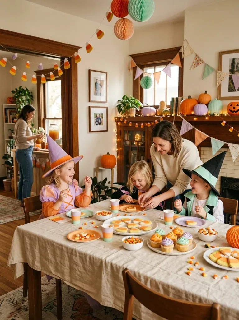 Candy-Corn Color Party