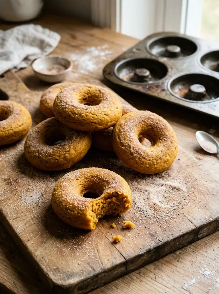 Baked Sweet Potato Doughnuts