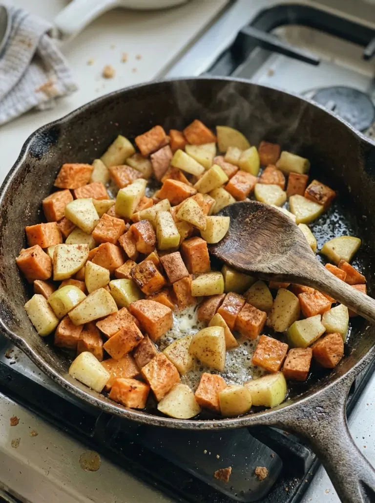 Sweet Potato and Apple Skillet