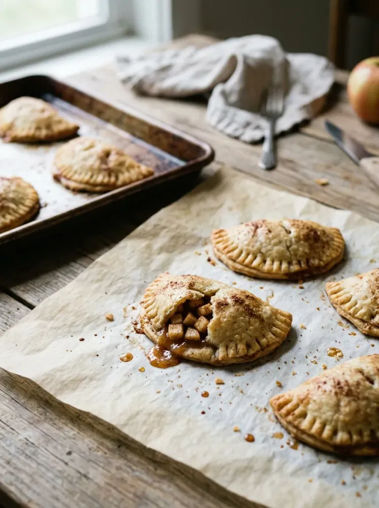 Mini Caramel Apple Crescent Pockets