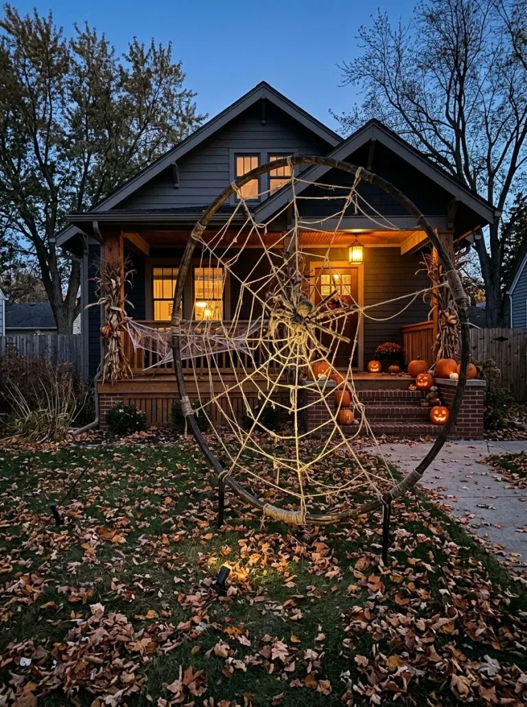 Oversized Spiderweb Hoop