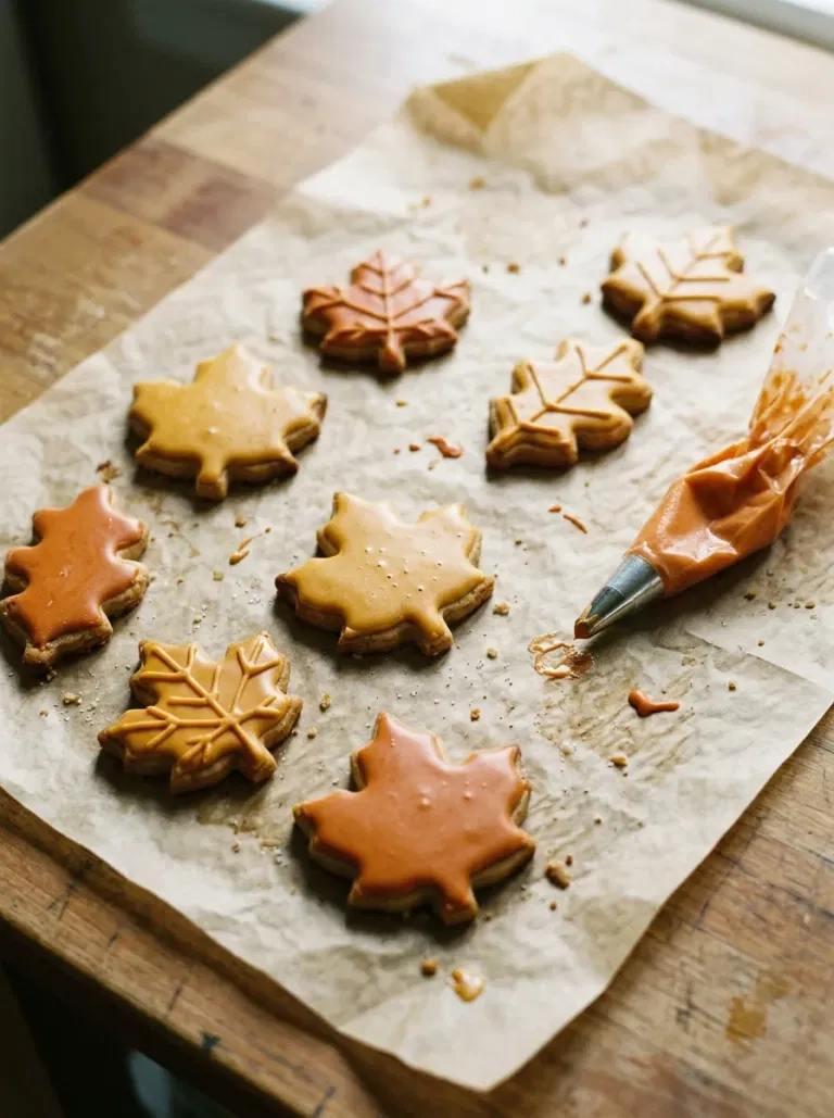 Leaf-Shaped Sugar Cookies