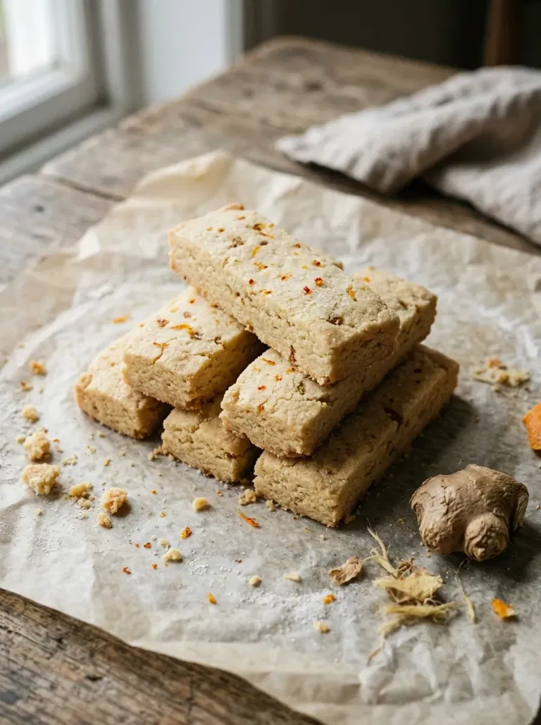 Ginger Orange Shortbread