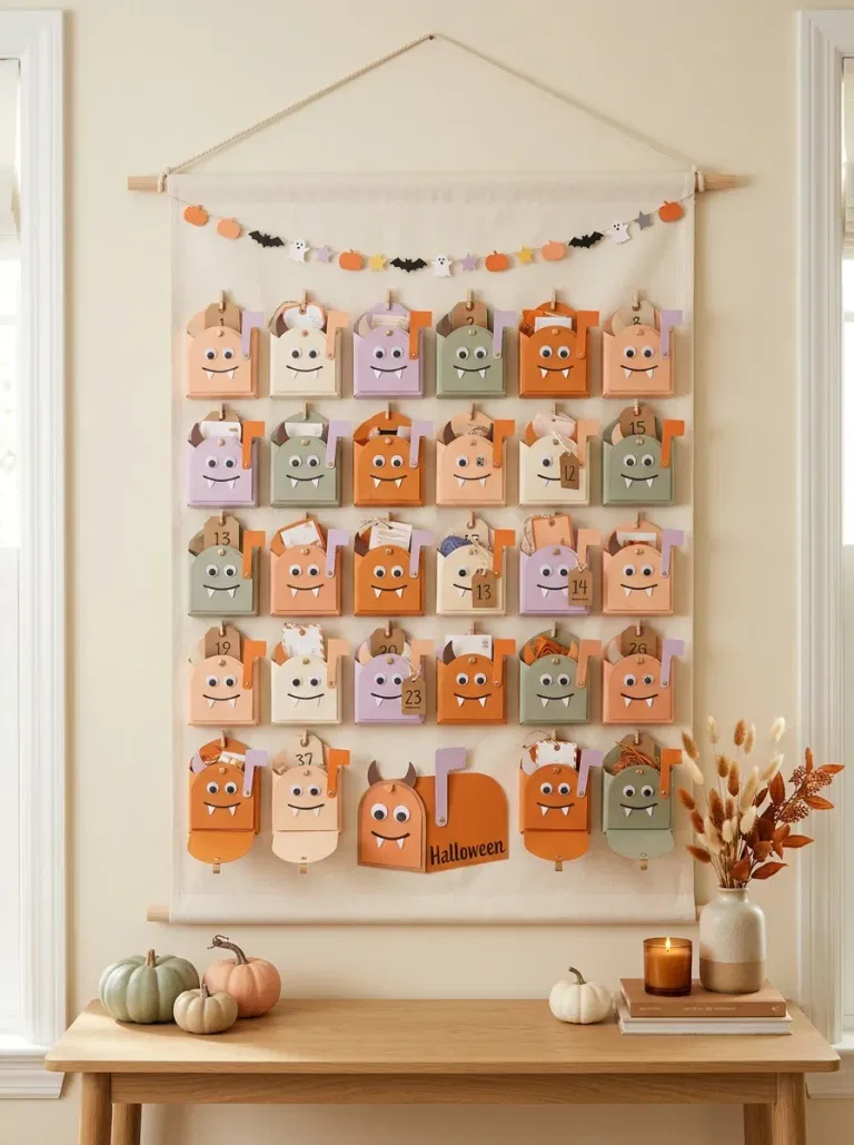 Pastel Monster Mailboxes
