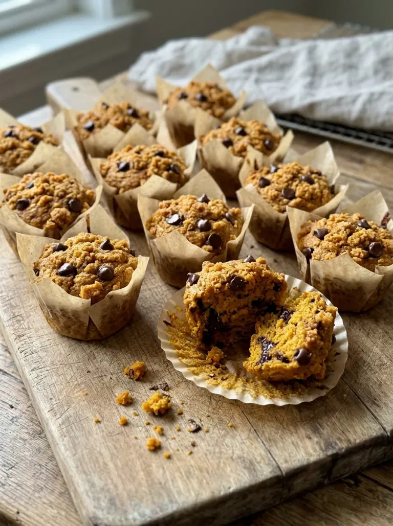 Pumpkin Chocolate Chip Muffins