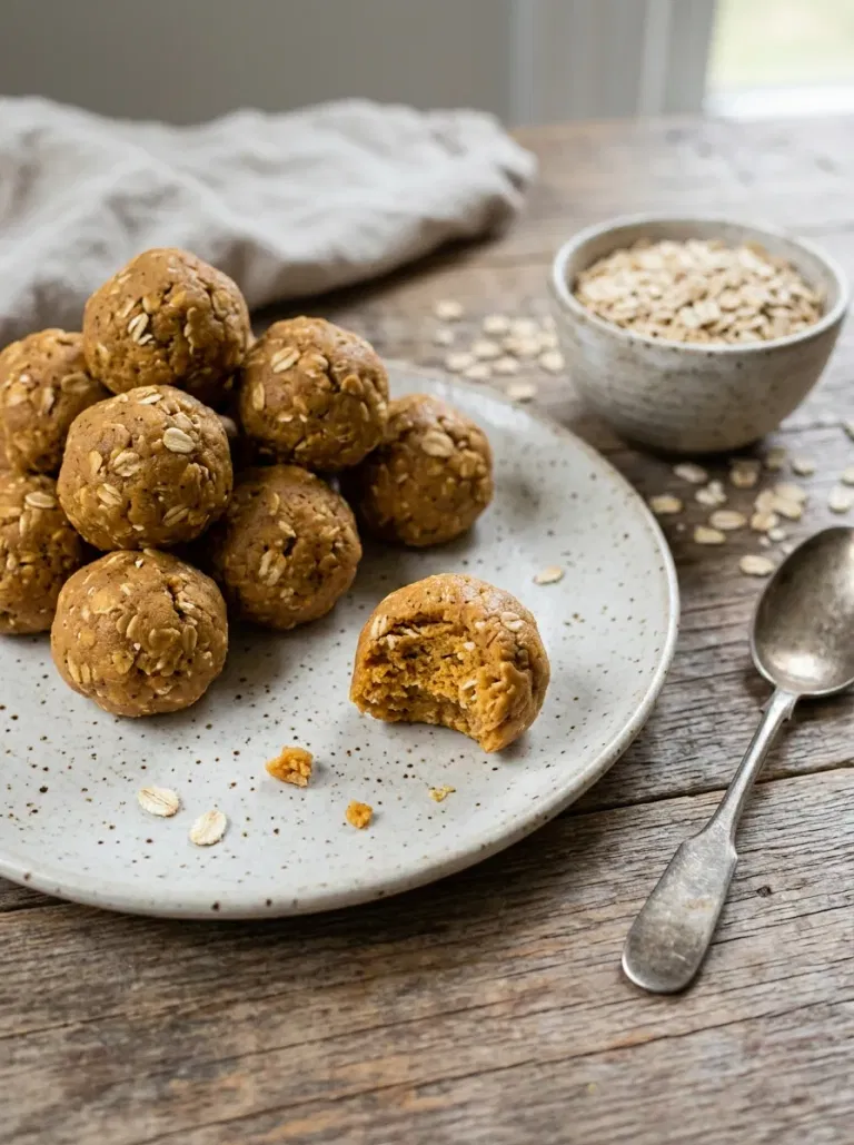 Pumpkin Cookie Dough Bites
