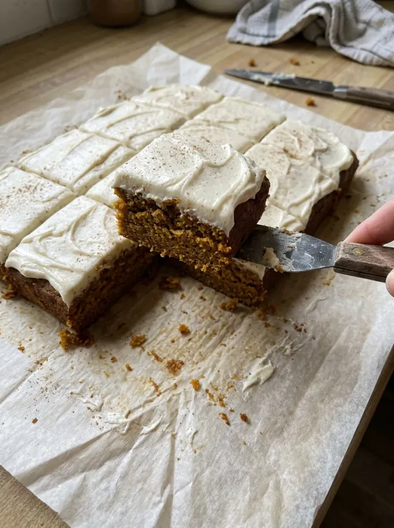 Pumpkin Cream Cheese Bars