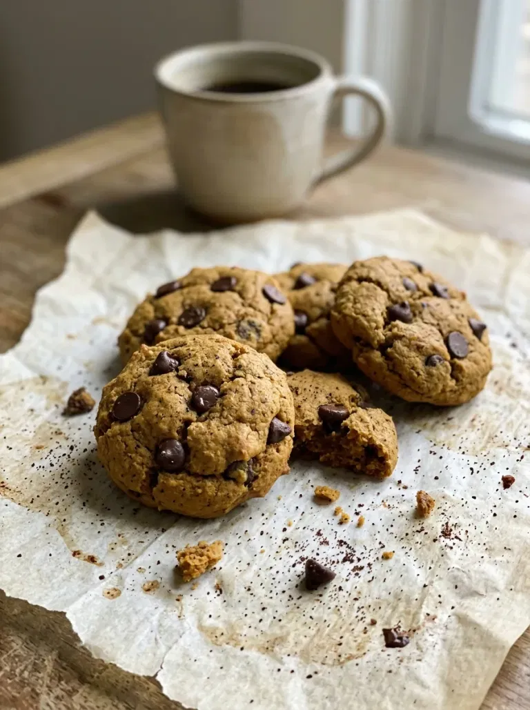Pumpkin Espresso Chip Cookies