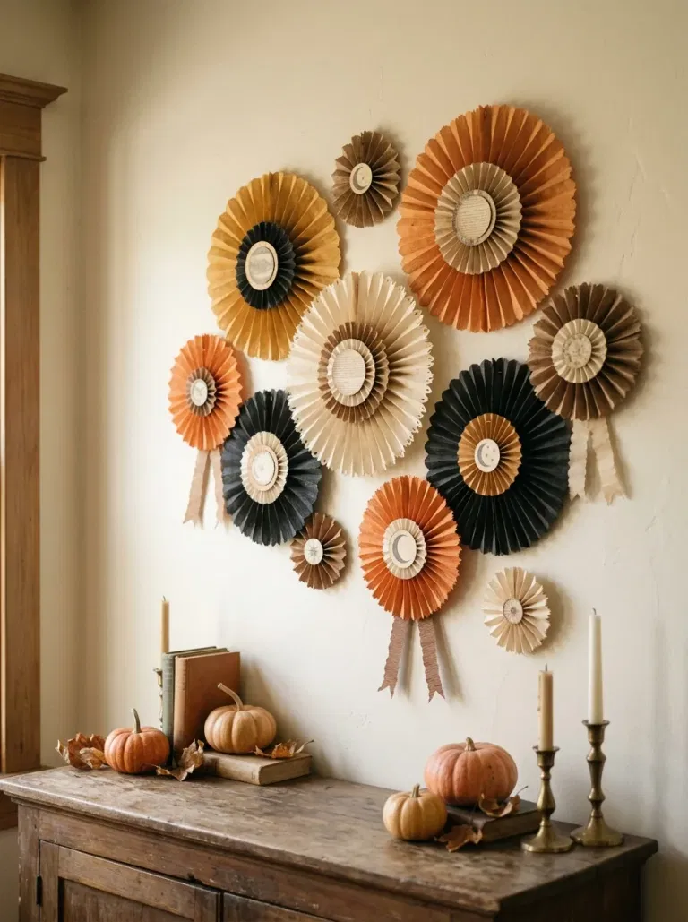 Crepe Paper Rosettes