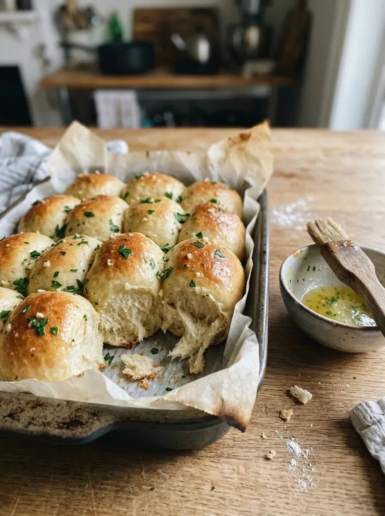 Garlic Butter Dinner Rolls