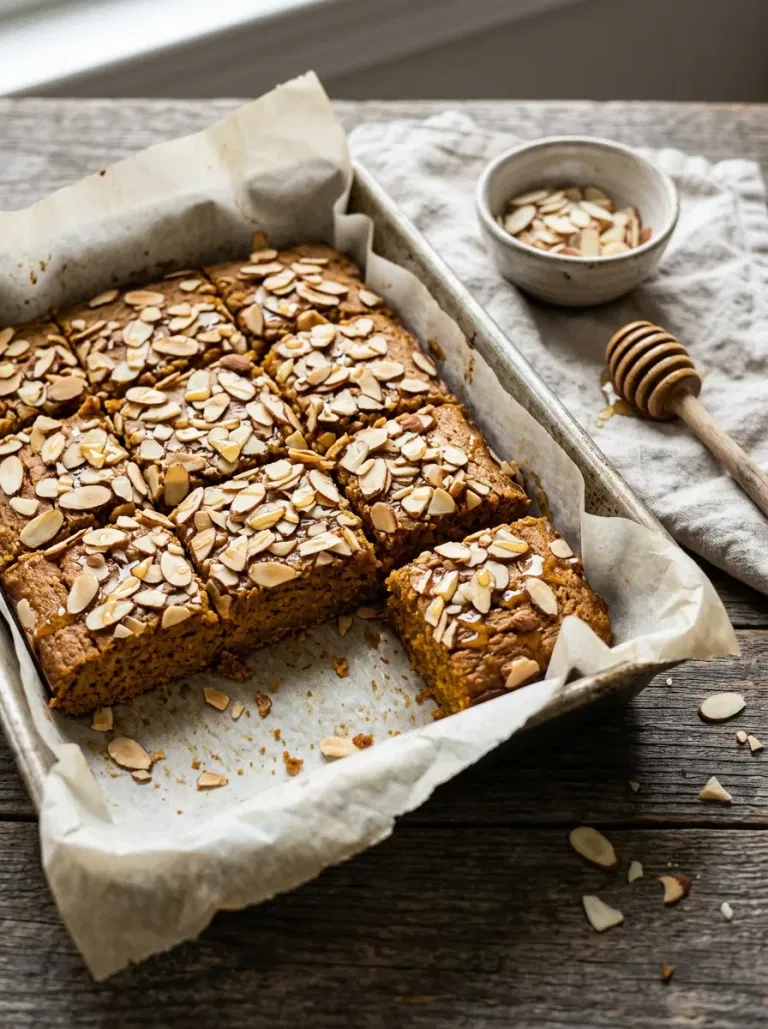 Honey Almond Pumpkin Bars