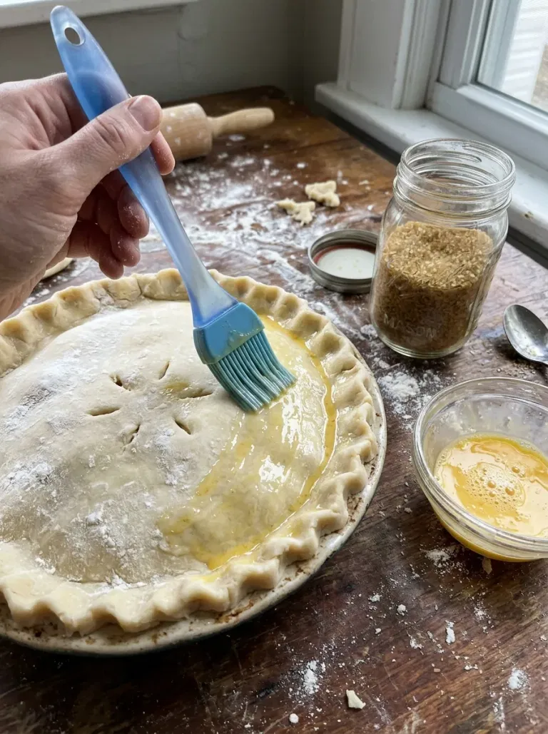Brush with a Thin Egg Wash