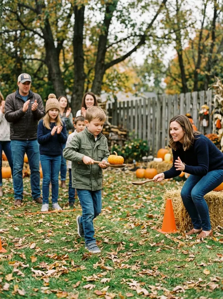 Pumpkin Spoon Relay
