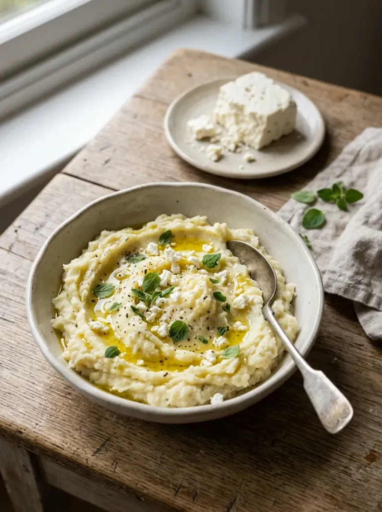 Whipped Feta and Oregano Mash