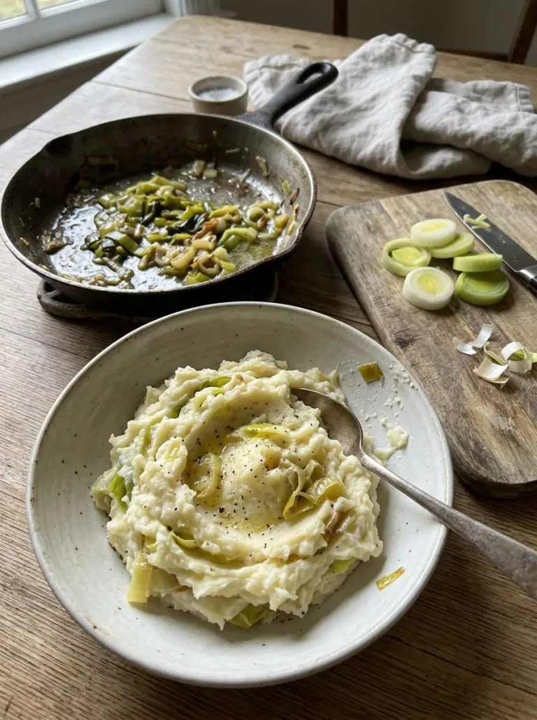 Caramelized Leek Mashed Potatoes