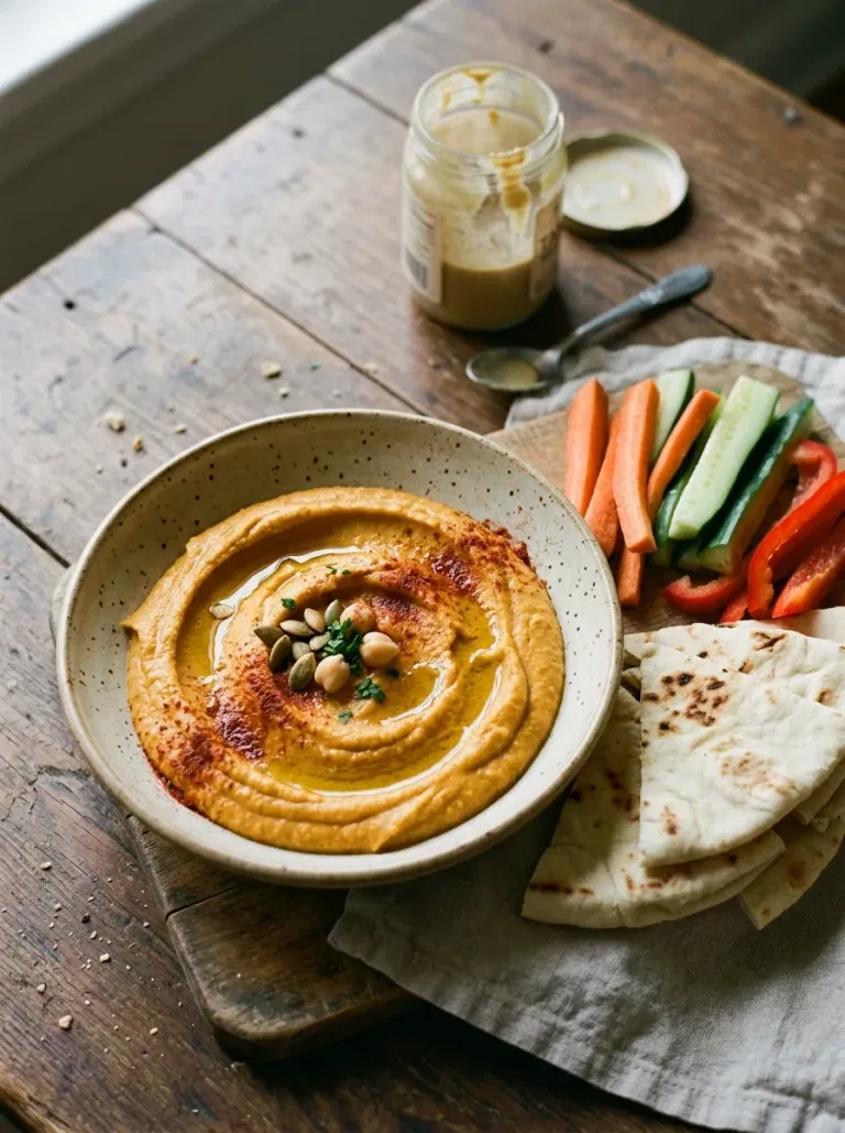 Creamy Pumpkin Hummus