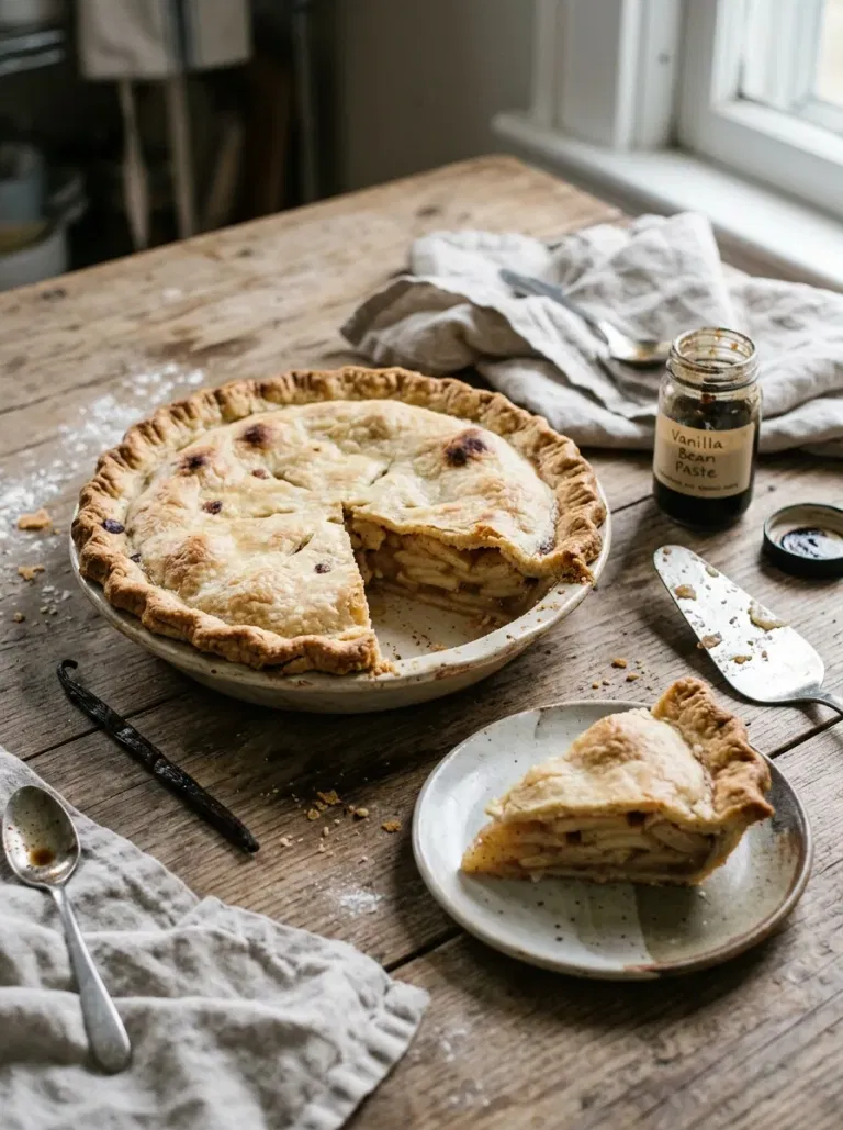Vanilla Bean Apple Pie