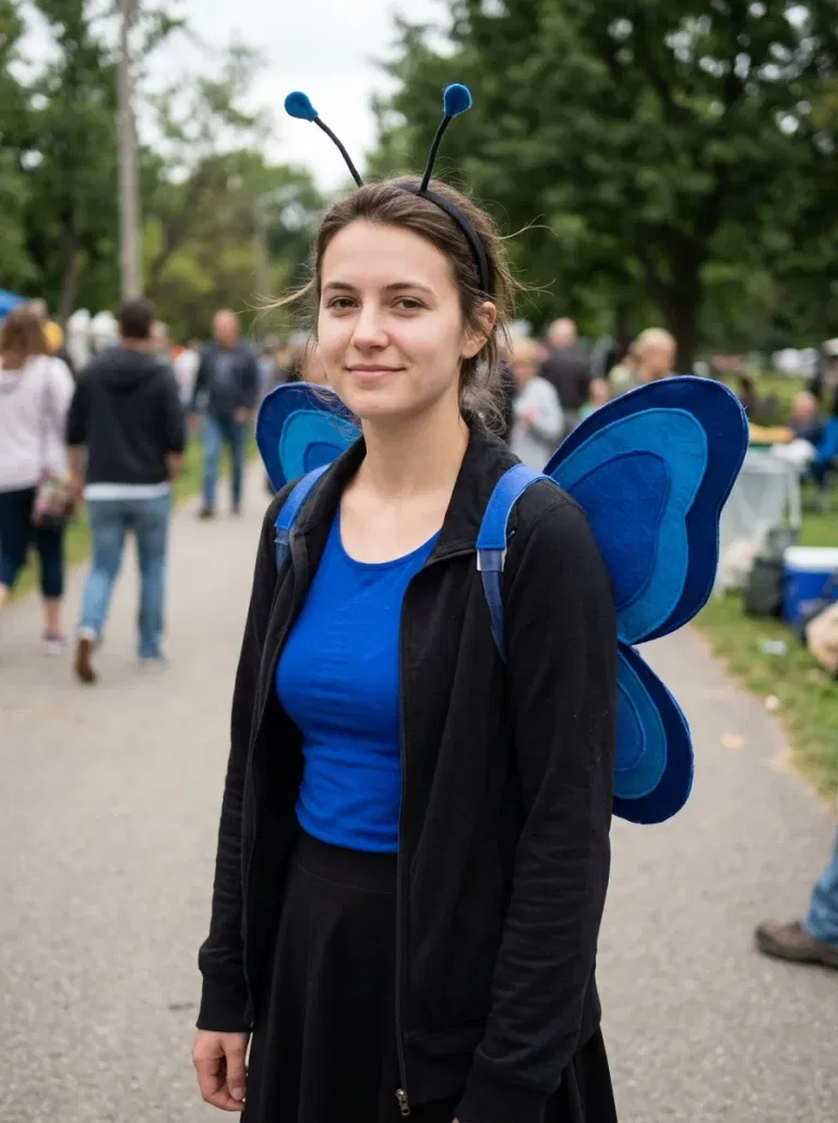 Butterfly in Blue