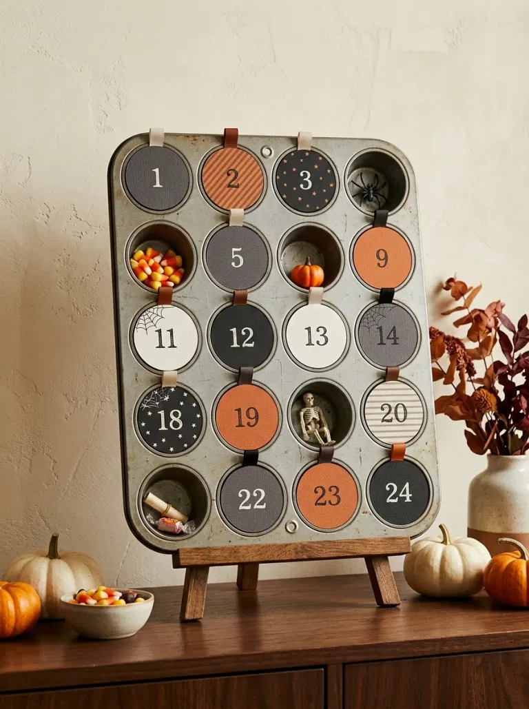 Painted Muffin Tin Surprise Board