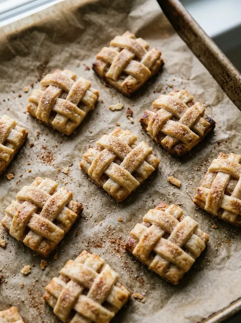 Pie Crust Lattice Cookies