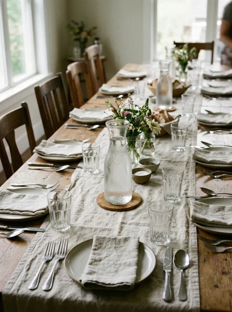 Give Everyone a Water Glass and Carafe Access