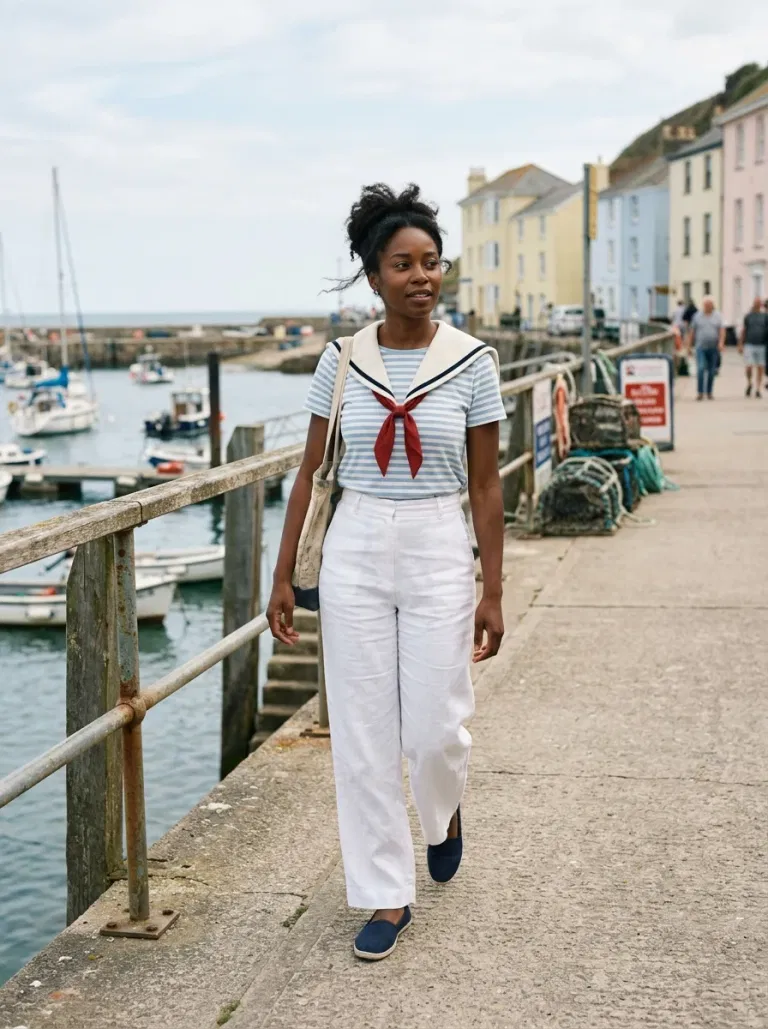 Pastel Seaside Sailor