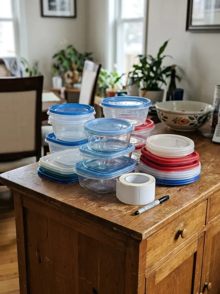 Set Out Take-Home Containers Ahead