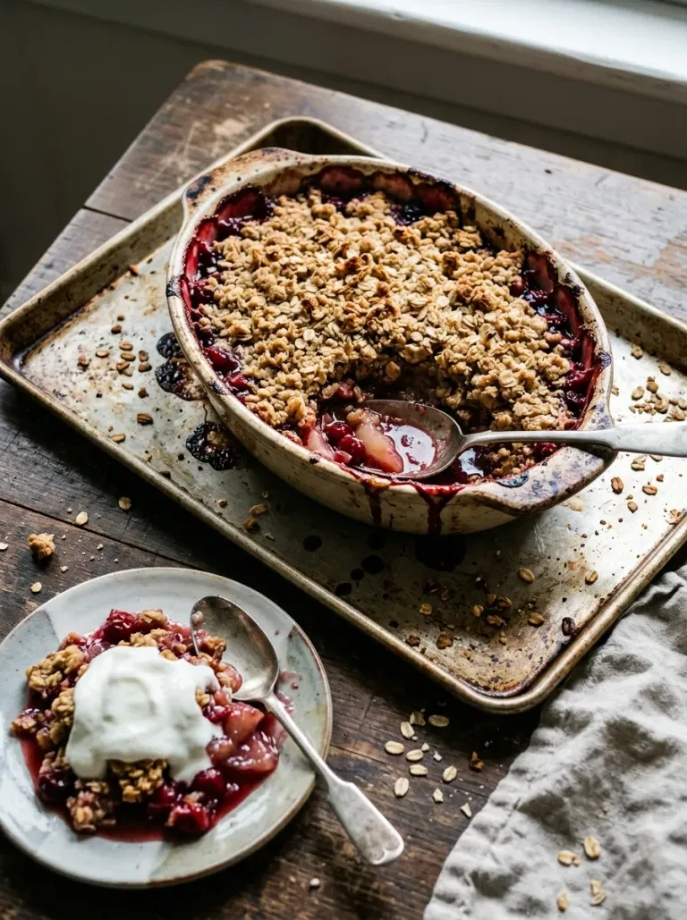 Pear Cranberry Crumble