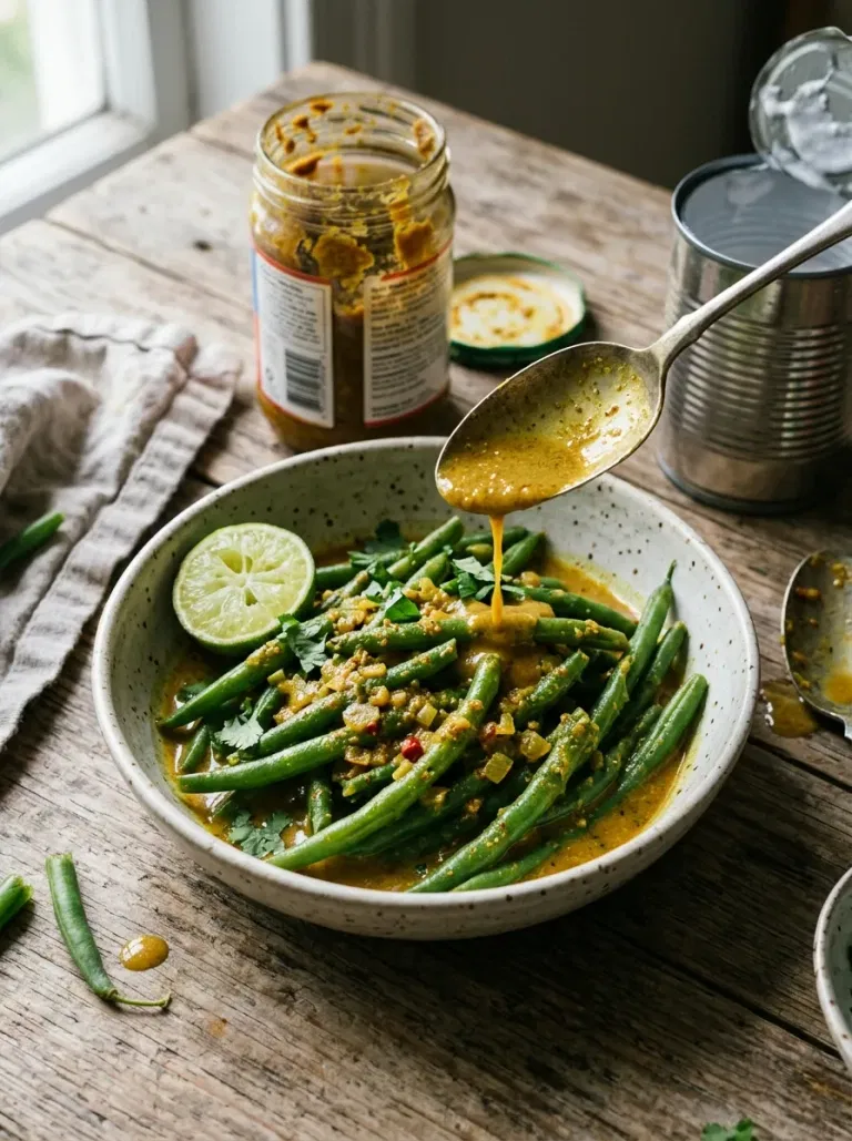 Coconut Curry Green Beans
