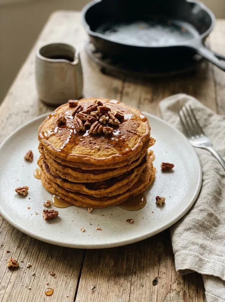Maple Sweet Potato Pancakes
