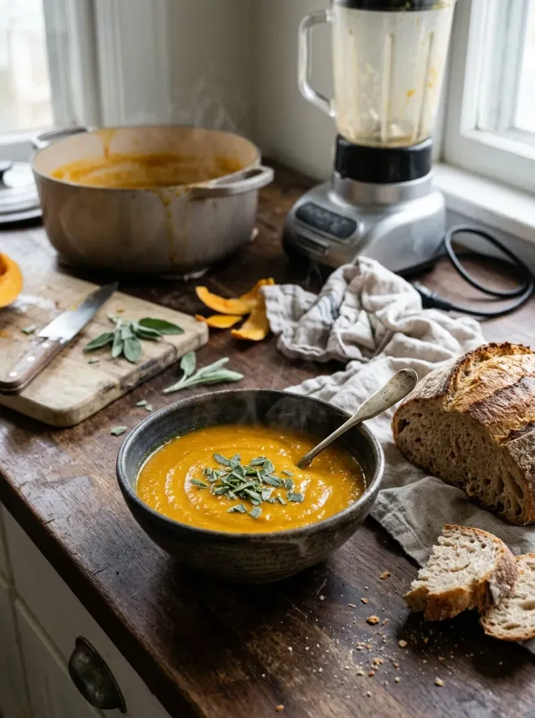 Pumpkin and Sage Soup