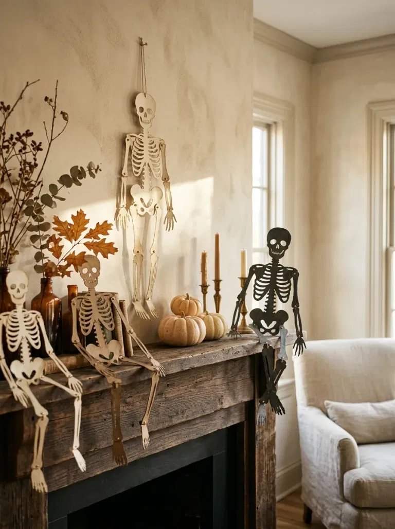 Jointed Paper Skeletons