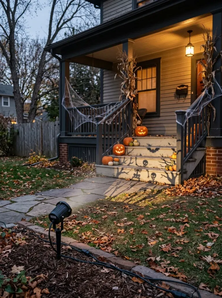 Porch Floor Shadow Projector