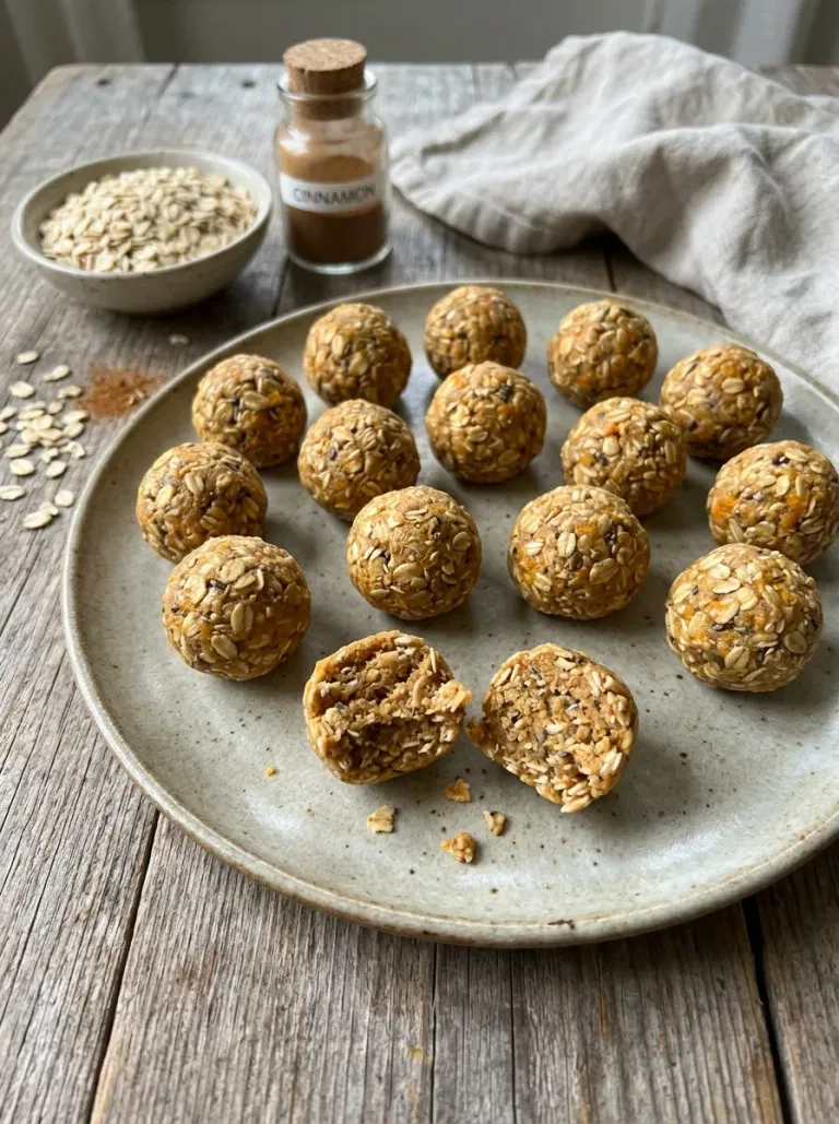 Pumpkin Spice Energy Bites