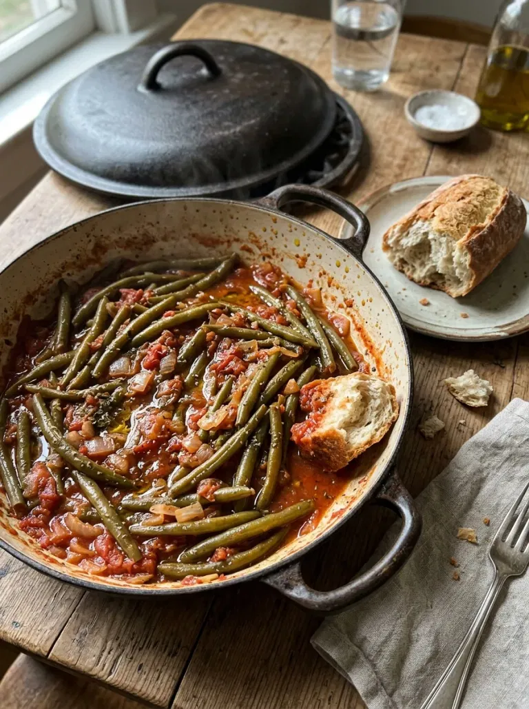 Tomato-Braised Green Beans