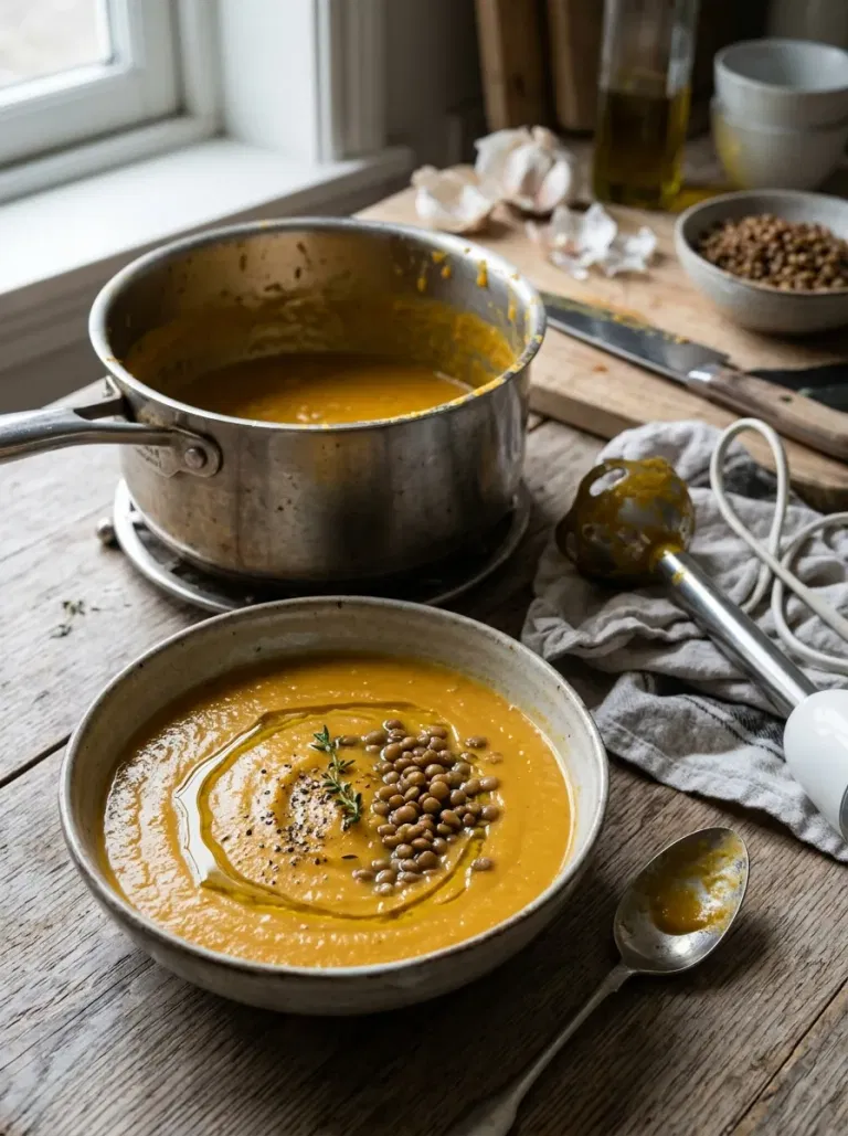 Pumpkin Lentil Soup