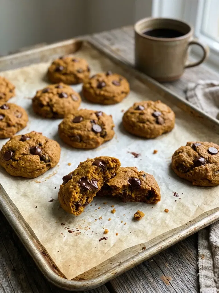 Pumpkin Chocolate Chip Cookies