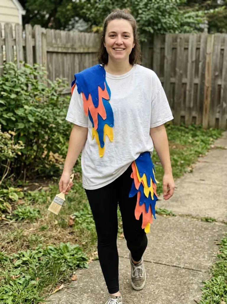 Walking Paint Spill
