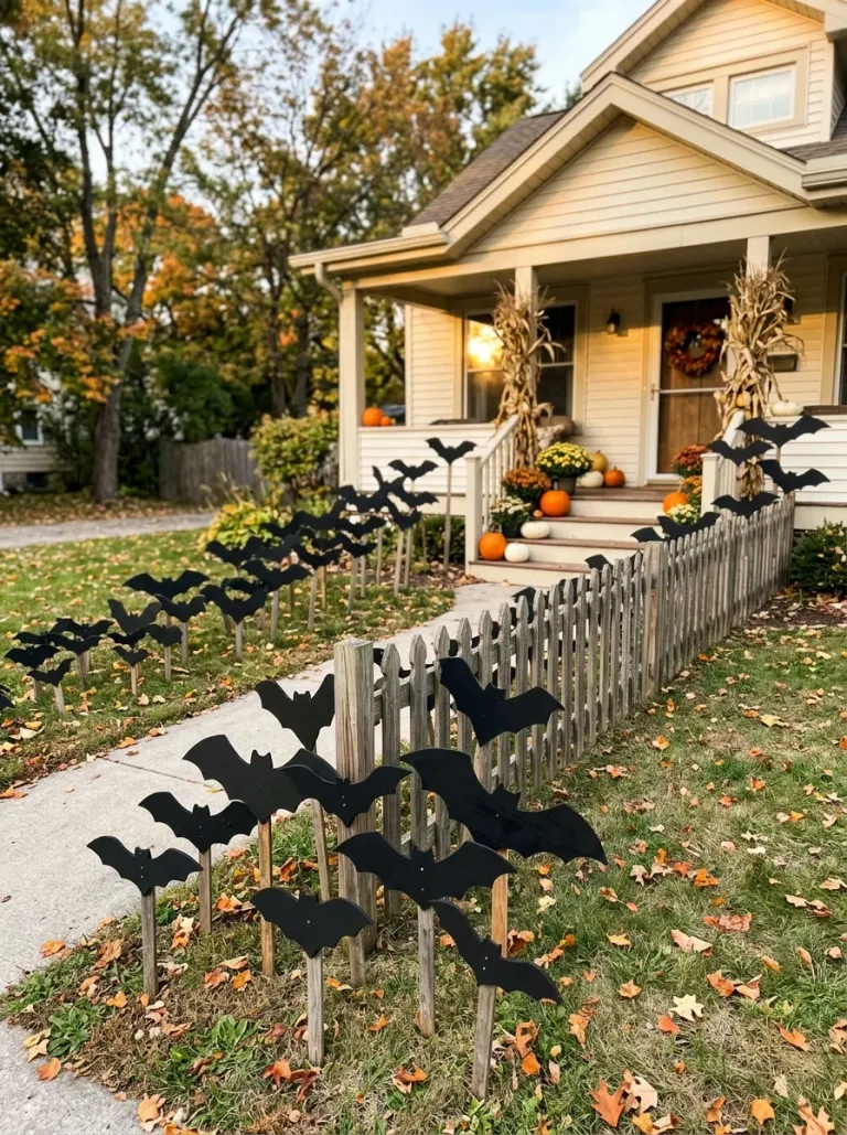DIY Bat Fence Stakes