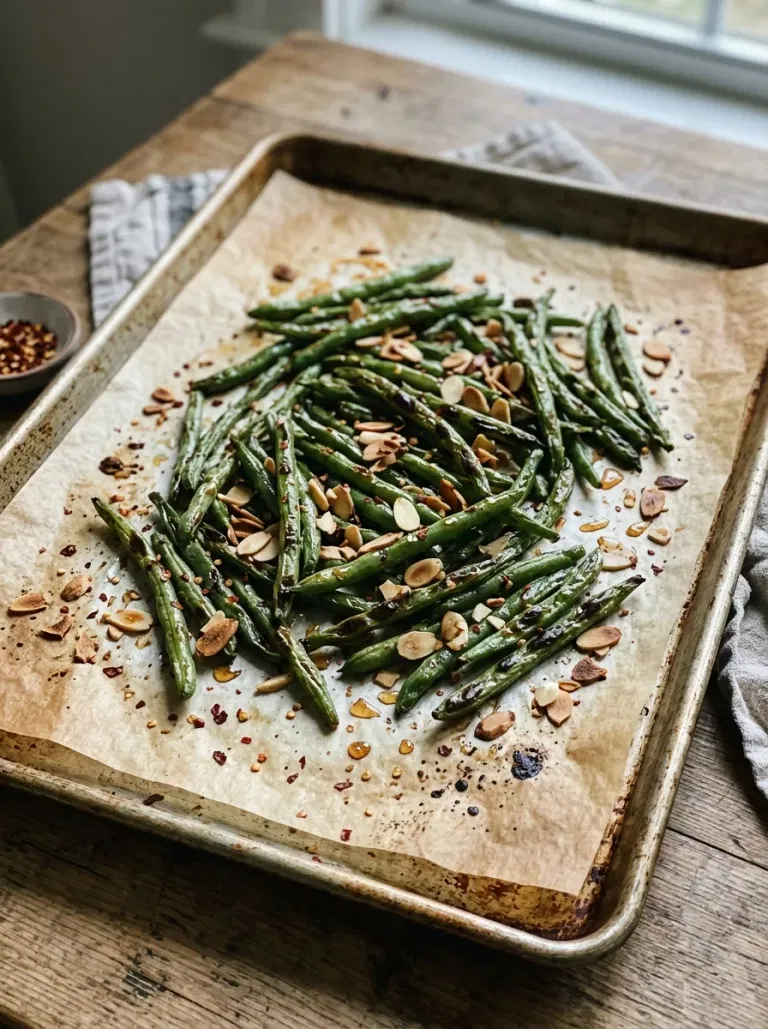 Hot Honey Chili Green Beans
