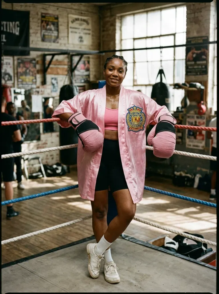 Pink Boxing Champion