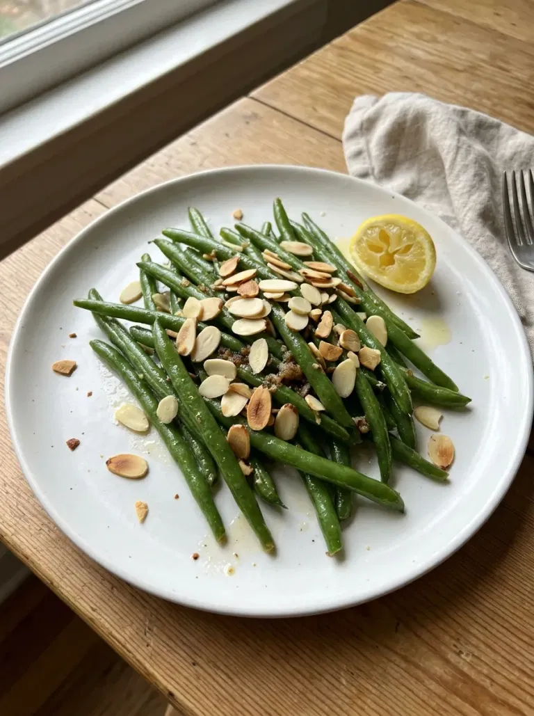 Toasted Almond Brown Butter Beans