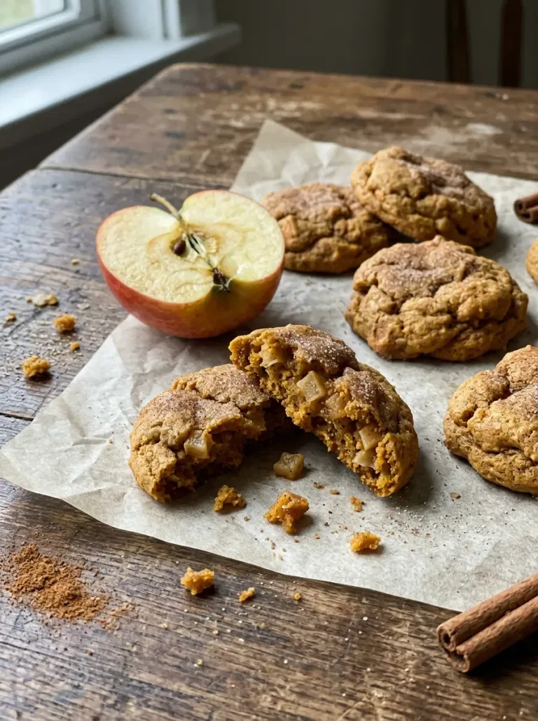 Pumpkin Apple Cinnamon Cookies