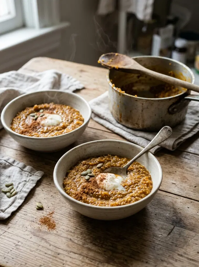 Pumpkin Quinoa Breakfast Bowl