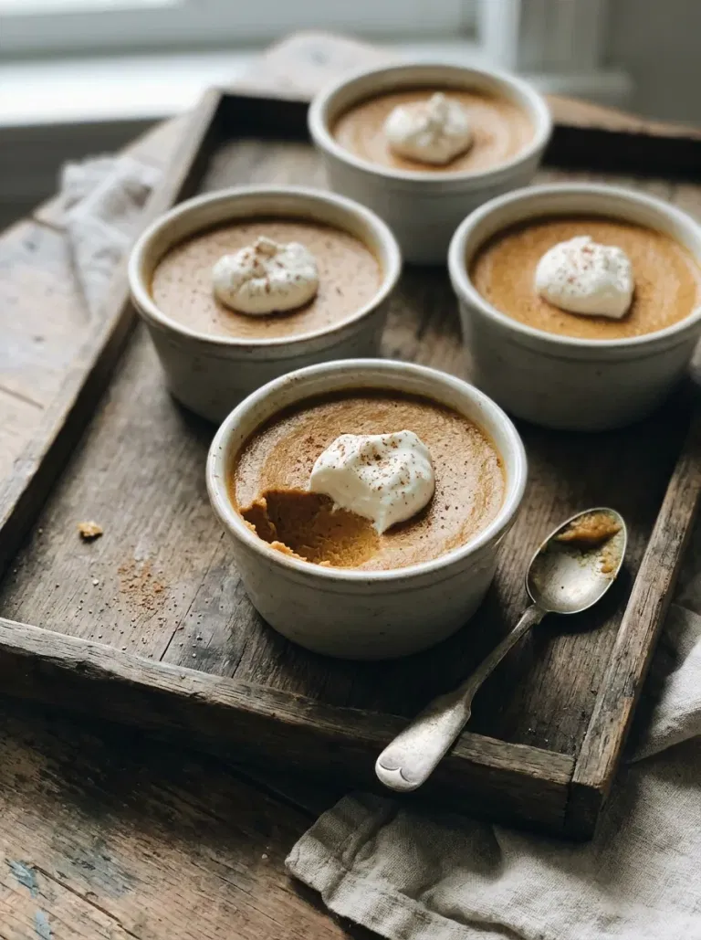 Pumpkin Custard Pots
