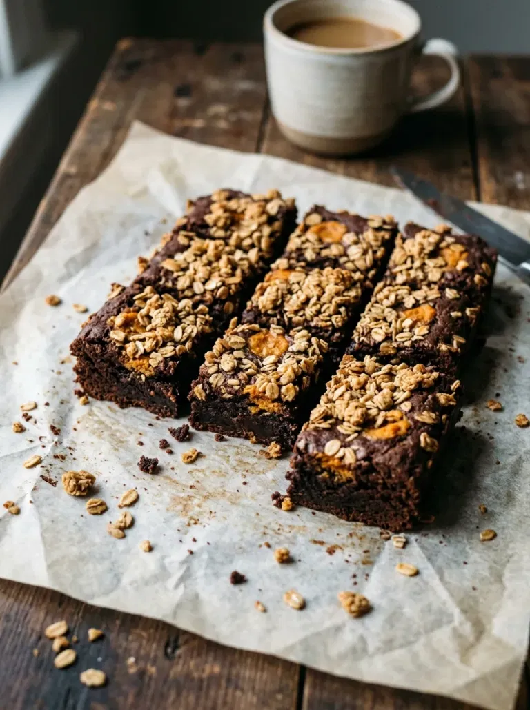 Pumpkin Brownie Crumble Bars