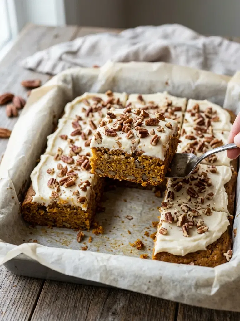 Pumpkin Pecan Crunch Bars