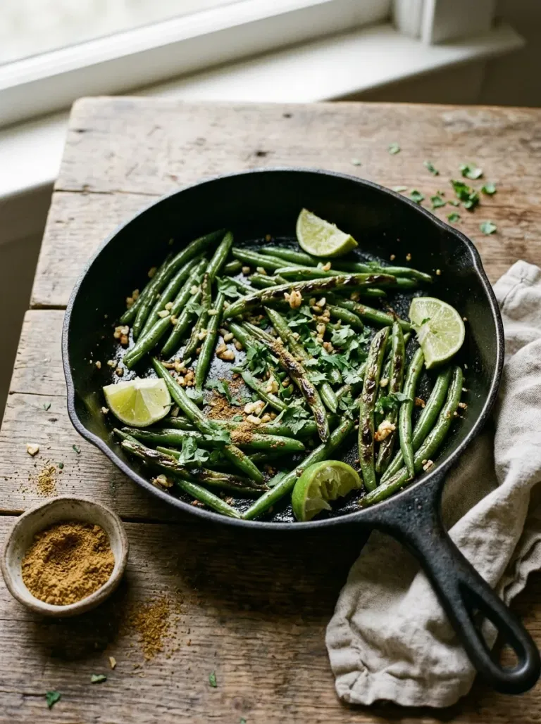 Cumin Lime Green Beans