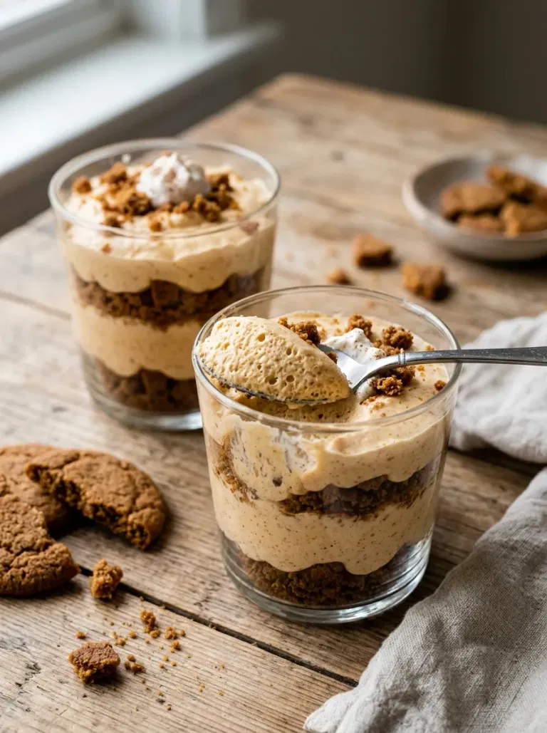 Gingersnap Pumpkin Mousse Cups