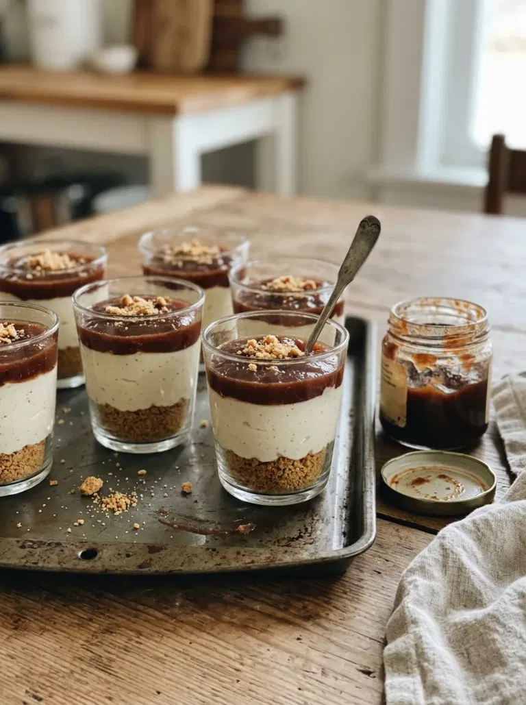 Apple Butter Cheesecake Cups